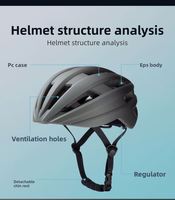Nouveau casque de vélo de route à dégradé de couleurs, doublure absorbant la transpiration confortable, moulage intégré, casque de cyclisme pour hommes et femmes adultes