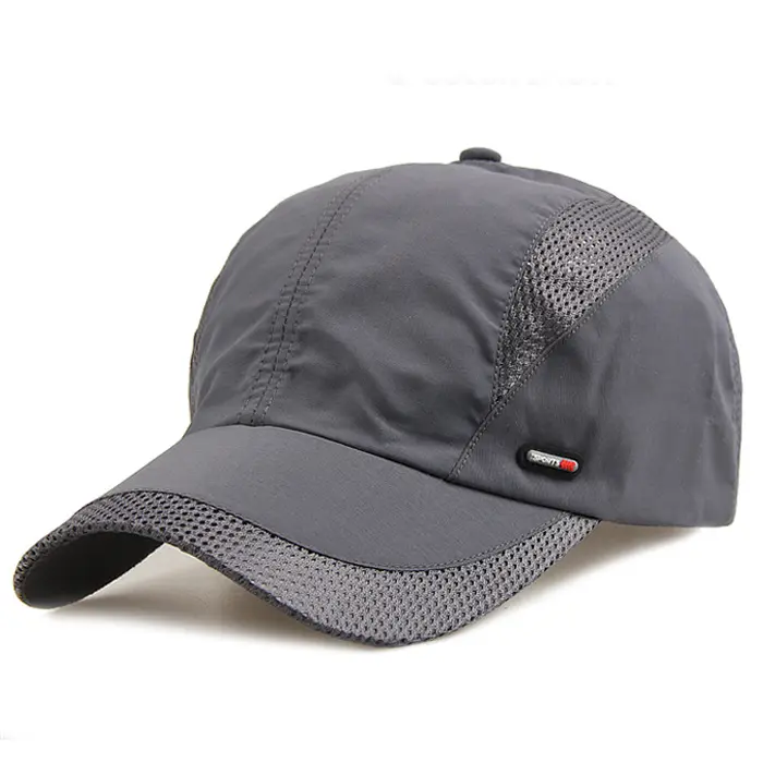 קיץ אופנה בייסבול Caps מהיר ייבוש ספורט תמציתי מוצק היפ הופ כובעי סיבתי Snapback כובע לנשים גבר מזדמן מצנפת homme