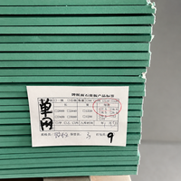 Vente directe, faible MOQ, plaque de plâtre à prix compétitif, plaque de plâtre 1220*2440mm, plaque de plâtre résistante à l'humidité