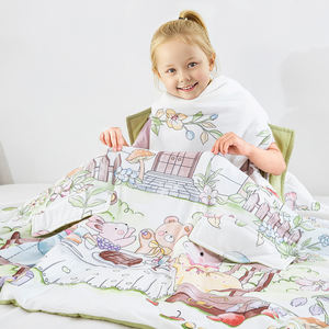 Edredón Infantil de Lujo 2025 con 4 Orificios Anti-Patadas, Transpirable, Suave para la Piel, Hipoalergénico, para Todas las Estaciones - Product Image 1