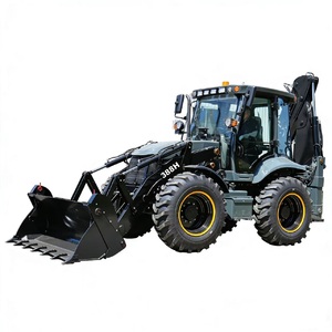 Minicargadora Retroexcavadora China 4 en 1 con Ruedas Grandes 4x4, Servicios de Personalización y Repuestos - Product Image 1