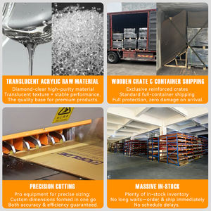 ألواح أكريليك ملونة مقطوعة بالليزر من البلاستيك الشفاف المخصص من GORLDE، سماكة 3 مم، ألواح/لوحات/صفائح بلاستيكية <span class=keywords><strong>PMMA</strong></span> - Product Image 5