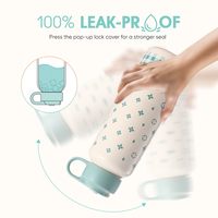 Nouvelle gourde sport isotherme en acier inoxydable à double paroi de 12 oz et 20 oz, compatible lave-vaisselle, sans BPA, avec couvercle à verrouillage sans filetage