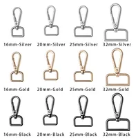 MZhardware Fermoir mousqueton en métal de haute qualité pour accessoires de sac à main DIY Crochet pour chien pivotant avec chaîne et type de verrouillage