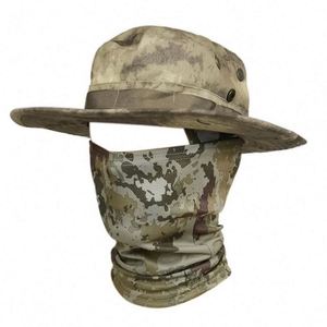 One Hole Ski Mask Balaclava With <b>Folding</b> <b>Bucket</b> Hats Fishing Hat Wide Brim Adjustable Boonie Hats for Men - Product Image 3