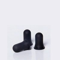 Ampoule en plastique blanche, noire, rouge, bleue, grise pour bouchon compte-gouttes en verre