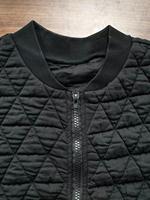 Blouson bomber matelassé léger pour femme, col côtelé, manches longues, fermeture éclair intégrale, manteau décontracté d'automne