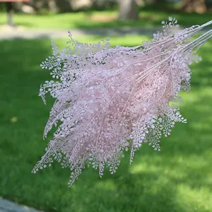 Atacado Colorido Plástico Rime Folhagem Artificial Decoração De Casamento Barato Flores