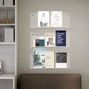 ที่ใส่แบบแขวนติดผนังแผ่นพับนิตยสารอะคริลิคใส - Product Image 3