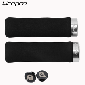 Litepro – poignée <span class=keywords><strong>de</strong></span> guidon <span class=keywords><strong>de</strong></span> <span class=keywords><strong>vtt</strong></span>, poignées <span class=keywords><strong>de</strong></span> vélo <span class=keywords><strong>de</strong></span> montagne noires et rouges, poignée <span class=keywords><strong>de</strong></span> guidon <span class=keywords><strong>de</strong></span> vélo ultralégère <span class=keywords><strong>de</strong></span> haute qualité - Product Image 3