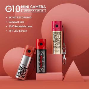 Mini caméra G10 en forme de rouge à lèvres, série 2K HD, ABS, caméscope <span class=keywords><strong>sportif</strong></span> portable, pour étudiants, photographie en extérieur, vidéo, <span class=keywords><strong>longue</strong></span> autonomie de la batterie - Product Image 1