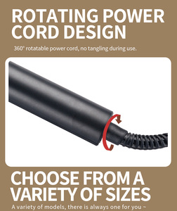 Fer à friser électrique avec chauffage PTC, fer à friser <span class=keywords><strong>pas</strong></span> <span class=keywords><strong>cher</strong></span> pour tous les types de cheveux, diamètre au choix de 9/13/16/19/25/32 mm, 110-240 V - Product Image 4