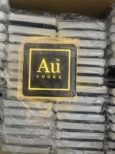 Posavasos LED con estampado <span class=keywords><strong>AU</strong></span> que brilla en la oscuridad para cerveza o botella de <span class=keywords><strong>Vodka</strong></span>, decoración de eventos, suministros para fiestas, promoción - Product Image 2