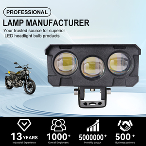 ไฟสปอร์ตไลท์ LED 3 เลนส์ คุณภาพสูง สองสี สำหรับมอเตอร์ไซค์ กันน้ำ IP67 ไฟตัดหมอกสำหรับรถยนต์ รถบรรทุก ATV รุ่น MO73 - Product Image 4