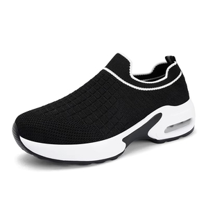 Zapatillas de Plataforma de Moda al por Mayor con Diseño Novedoso, Amortiguación de Aire Flexible, Suela Gruesa, Calcetines Deportivos, Ideales para Caminar Casualmente en Primavera - Product Image 3