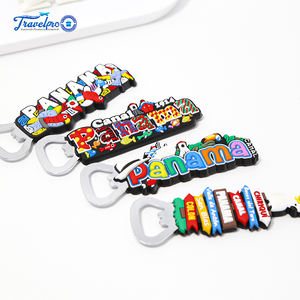 מותאם אישית מתנות קידום מכירות צורה <span class=keywords><strong>pvc</strong></span> רך גומי מקרר מגנט פותחן בקבוק מגנט פותחן - Product Image 3