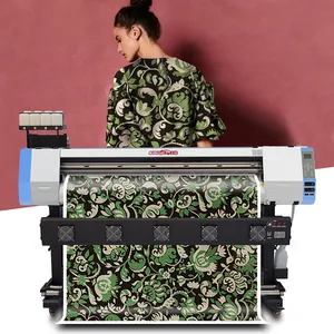 Double 4720 heat transfer printer bed sheets t-shirts textile fabric inkjet printers dye sublimation printer machine