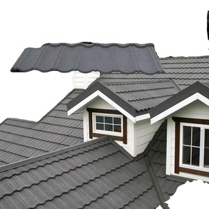 Qualité supérieure Série grise Couleur Pierre Enduit Tuiles de toiture <span class=keywords><strong>en</strong></span> métal Tôle de toiture ondulée <span class=keywords><strong>en</strong></span> pierre - Product Image 3