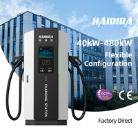 Équipement de charge rapide DC HAIDIRA à 96 % d'efficacité, 30-400 kW pour voitures électriques, bus, camions, flotte