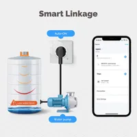 Capteur de niveau de liquide intelligent MOES Tuya WiFi/Zigbee à ultrasons, moniteur de réservoir d'eau, alarme, contrôle à distance par application, surveillance en temps réel