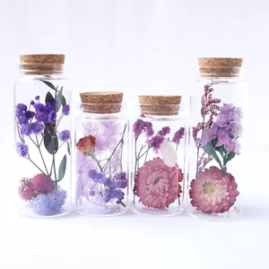 Mini bouquet de fleurs séchées <span class=keywords><strong>pour</strong></span> mariage dans un bocal en verre et une bouteille en tube à essai <span class=keywords><strong>pour</strong></span> bars, célébrations de Diwali, souvenirs porte-bonheur - Product Image 6
