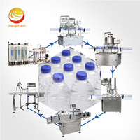 Ligne de production de remplissage d'eau minérale en bouteille plastique entièrement automatique ORME, haute efficacité, buse de remplissage personnalisable, Chine