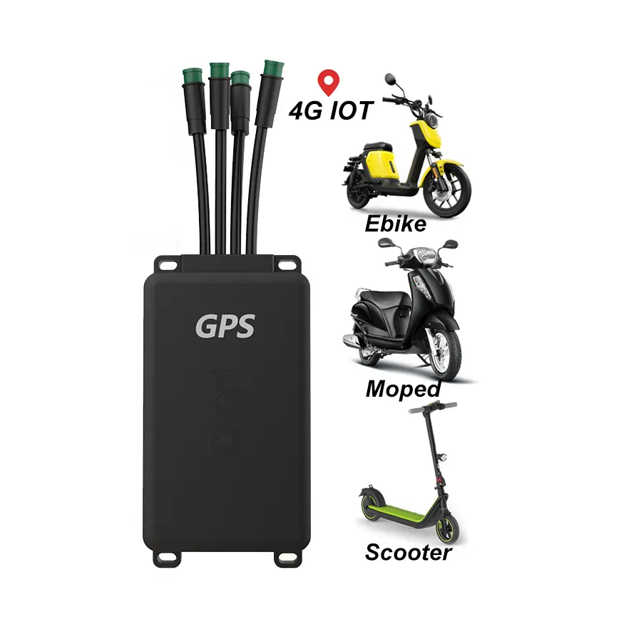 Waterproof Driver Behavior Fleet Tamper-proof Alarm Anti-theft Location 4G Sharing Scooter Car Ebike IOT Gps Tracker For Moped