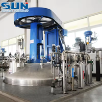 Bioréacteur industriel en acier inoxydable SUN 1000L pour la fermentation et l'extraction, avec contrôle PLC et fonctionnement automatique