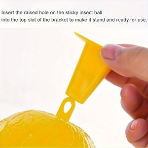 Ловушка для насекомых из твердой бумаги, экологичная, для плодовых мушек, липкая ловушка, одноразовая, для улицы, от ос, пчел и других вредителей - Product Image 3