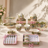 Présentoir à gâteaux 2 étages pour mariage, motif cheval, pour thé de l'après-midi, cupcakes, fruits secs et desserts