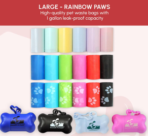Bolsas de Plástico Ecológicas y Sostenibles para Excremento de Perro, Impresas a Medida, con Dispensador para Perros, Gatos, Animales Pequeños y Aves - Venta al Por Mayor - Product Image 3