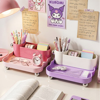 Organisateur de bureau en plastique style Jamie Dopamine, support de télécommande, rangement pour salon et bureau