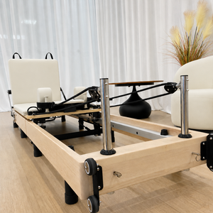 Maple Foldable Pilates Reformer Core <b>Bed</b> for Professional Studio Training Wooden <b>Frame</b> Custom Logo - Product Image 4