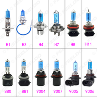 12 V ultraweißer Automobil-Scheinwerfer Halogen-Glühlampe Automotive Quarzlampe H1 H3 H4 H7 H8 H11 9004 9005 9006 9007