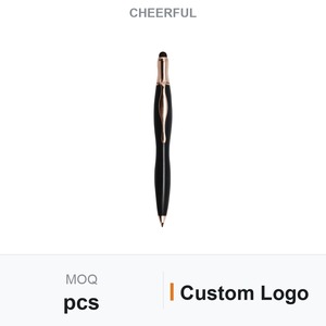 Sporty Click-Off Cap <b>Ballpoint</b> <b>Pen</b> Custom Logo Writing <b>Pen</b> for School and Office Use Made in Taiwan for Bulk Promotional Orders - Product Image 1