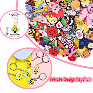 Hot Style Charm 2D3D llaveros Claw Machine Producto Personalización Llavero Diseñador Llavero Personalizado Pvc Llaveros - Product Image 1