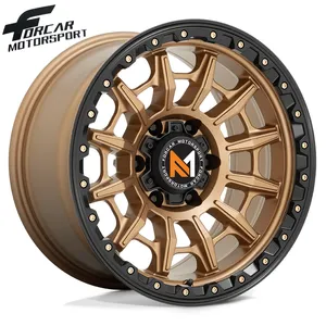 Yarış offroad 17 18 inç spor 6x139.7 5x150 tekerlekler jantlar için jeep wrangler Hilux 4runner Ranger F150