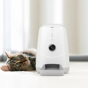 Automatic Cat Feeder With Camera Bowl Timed 1-12 Meals Per Day Eco-friendly Material ABS App Control Hot Selling Pet Supplies