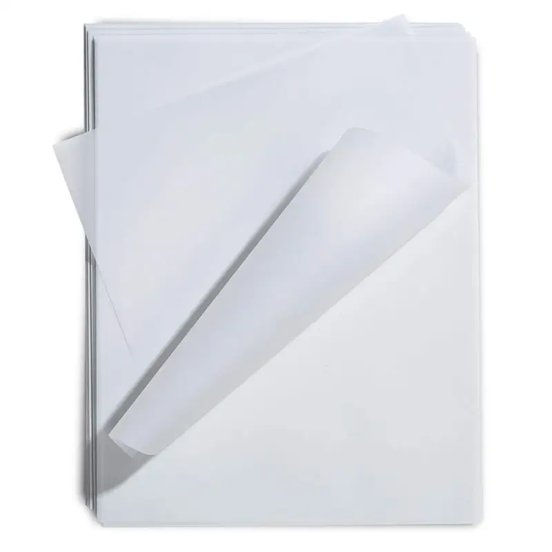 Papel de rastreamento transparente a4 a3, folhas de secagem, papel de esboço, transparente, branco e transparente