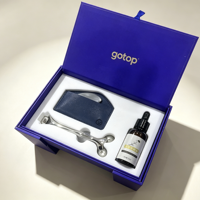 Boîte à tiroir magnétique pliable GOTOP avec impression UV personnalisée et finition mate pour l'emballage d'outils de beauté