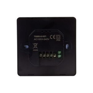 Beok-Thermostat numérique programmable à écran tactile, moderne noir givré, Wi-Fi Tuya, connectivité flexible pour appartement - Product Image 5