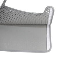 Bac à litière extra-large écologique pour chats, design rectangulaire super spacieux, type en acier inoxydable