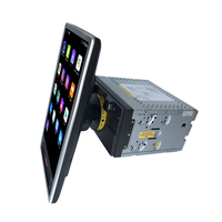 Autoradio Klyde avec rotation manuelle, système Android 10, 6 Go de RAM + 128 Go de ROM, Carplay, DSP, style Tesla, écran IPS, modèle universel