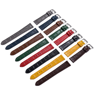 Cinturino per Orologio in Vera <span class=keywords><strong>Pelle</strong></span> di Lusso Multicolore, Morbido e Resistente all'Usura, Supporta Personalizzazione del Logo - Product Image 1
