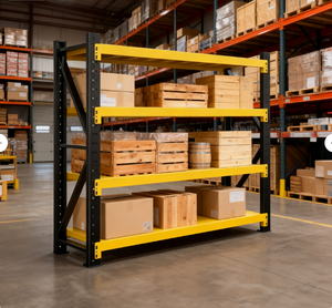 Estantes מתכת מחסן פלדה מתכווננת תצוגה לעמוד מחסן תעשייתי מדפי אחסון תעשייתי סופרמרקט ברזל מוסך מדפי אחסון - Product Image 1