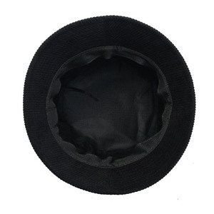 Corduroy Bucket <b>Hat</b> Unisex Solid Color Foldable Breathable Outdoor Sun <b>Hat</b> - Product Image 3