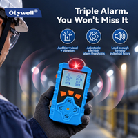 Détecteur de fuite de gaz portable, moniteur multi-canaux avec alarme sonore, lumineuse et vibrante pour espaces confinés et canalisations d'égouts