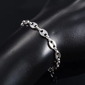 Bracelet chaîne en acier inoxydable motif grains <span class=keywords><strong>de</strong></span> café pour femme, bracelet <span class=keywords><strong>de</strong></span> <span class=keywords><strong>cheville</strong></span>, accessoires <span class=keywords><strong>de</strong></span> fabrication <span class=keywords><strong>de</strong></span> bijoux DIY pour fille - Product Image 4