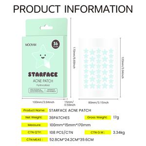 Parche para el Acné Star Face, Novedad 2026, Ayuda a Absorber el Exceso de Grasa y Reduce la Apariencia del Acné, Parche para el Acné OEM MOOYAM - Product Image 2