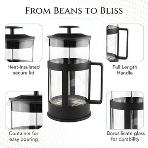 En stock 350/600/800/1000 mVenta al por mayor personalizado resistente al calor portátil Manual francés <span class=keywords><strong>prensa</strong></span> cafetera <span class=keywords><strong>Prensa</strong></span> <span class=keywords><strong>Francesa</strong></span>